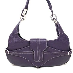 GUIA’s plum colored leather purse, made in Italy - NWOT